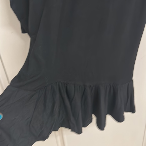 NWOT Hoodie ,long sleeved, asymmetrical dress, stretchy T-shirt dress! Size UK L - Picture 7 of 9